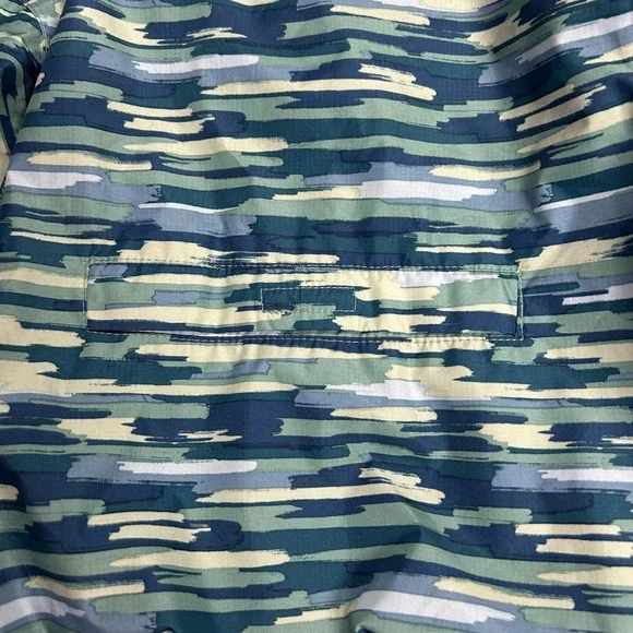 Lands End Kids Coat 2XS 2-3Y Windbreaker Full Zip Blue Green Lightweight Jacket - Picture 9 of 10